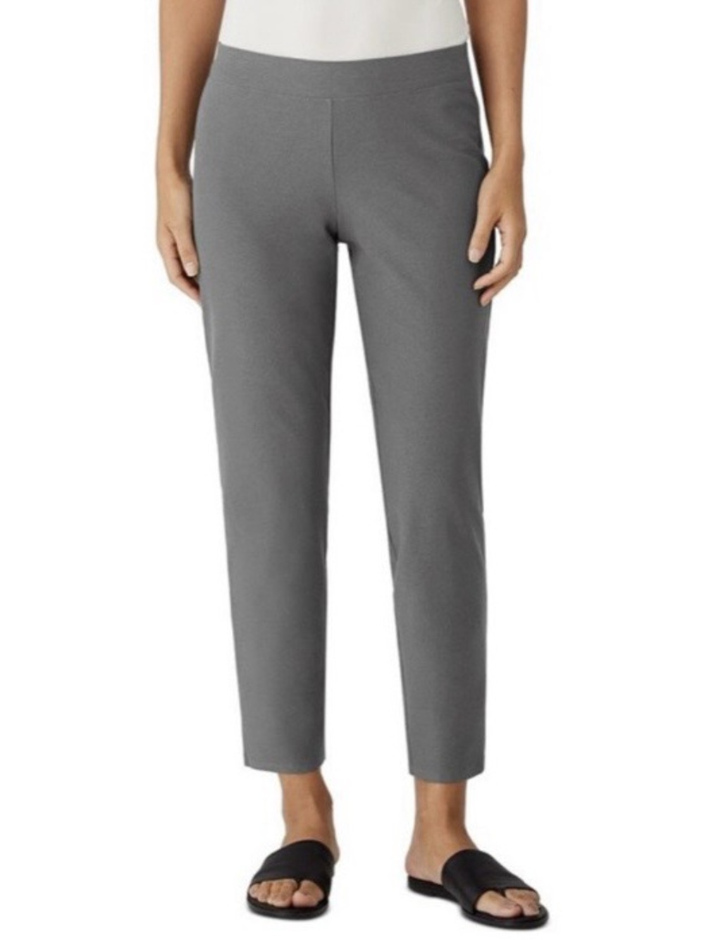 Eileen Fisher washable stretch pant -Slate SP